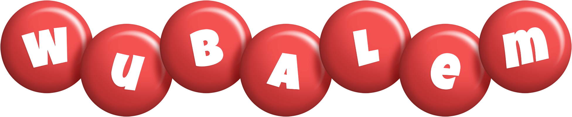 Wubalem candy-red logo