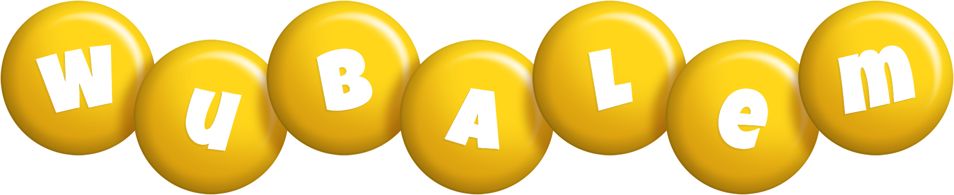 Wubalem candy-yellow logo