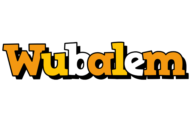 Wubalem cartoon logo