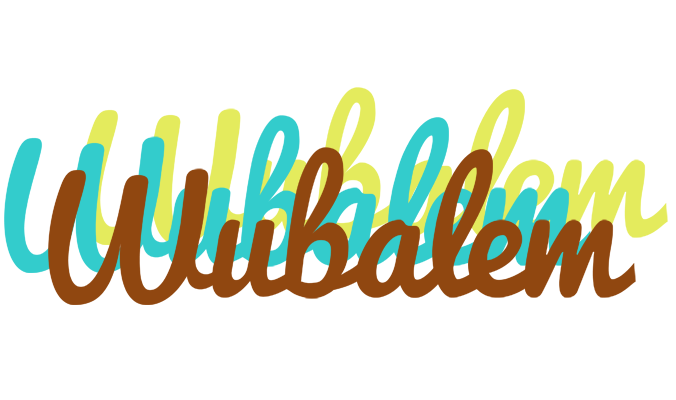 Wubalem cupcake logo
