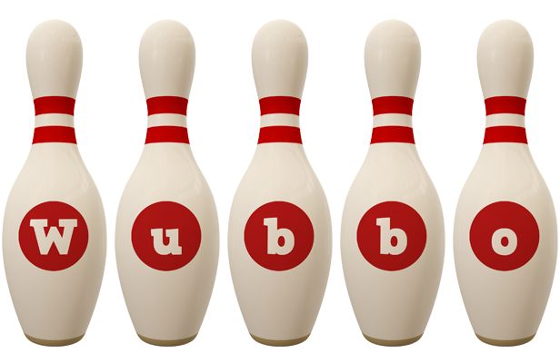 Wubbo bowling-pin logo