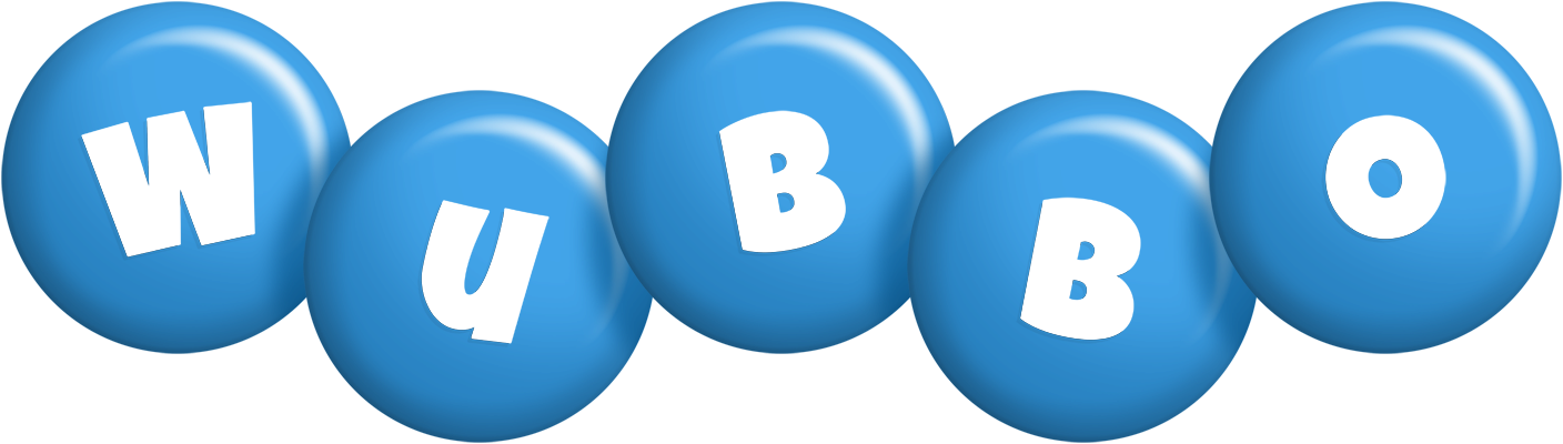 Wubbo candy-blue logo