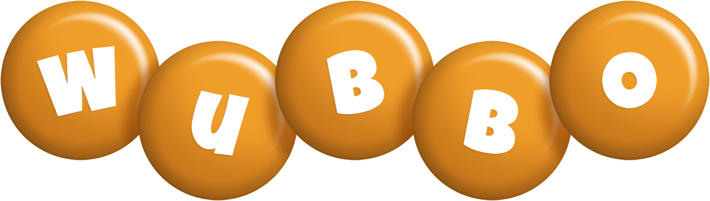 Wubbo candy-orange logo