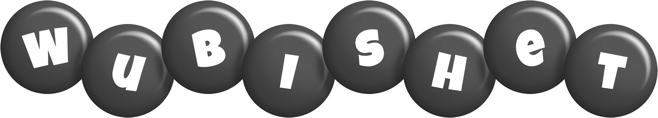 Wubishet candy-black logo