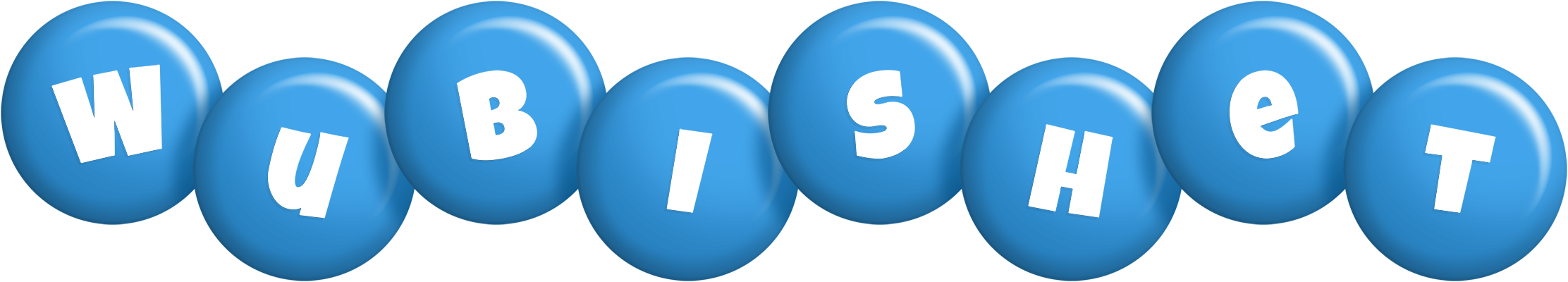 Wubishet candy-blue logo