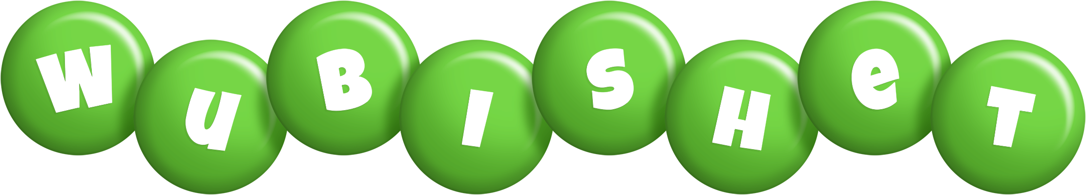 Wubishet candy-green logo