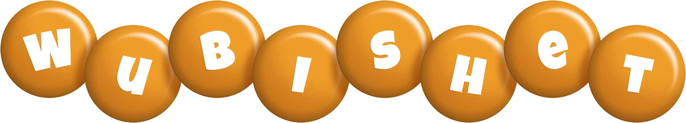 Wubishet candy-orange logo