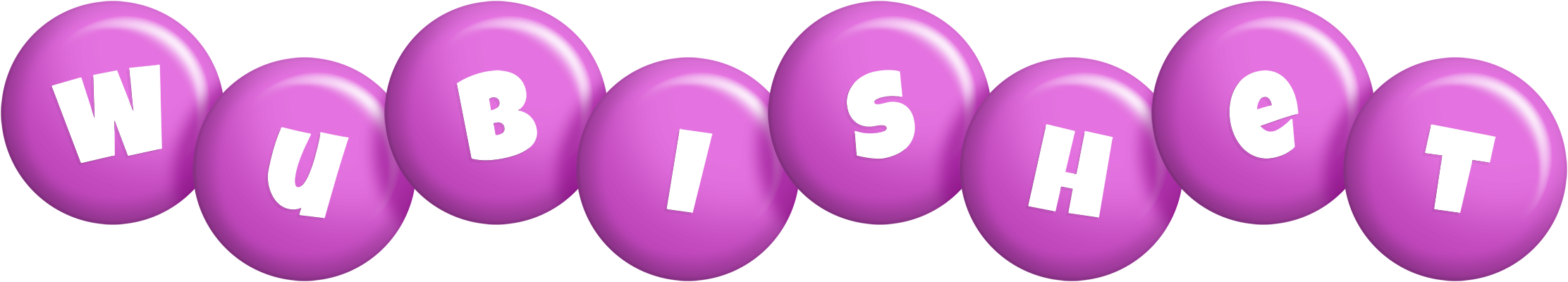 Wubishet candy-purple logo