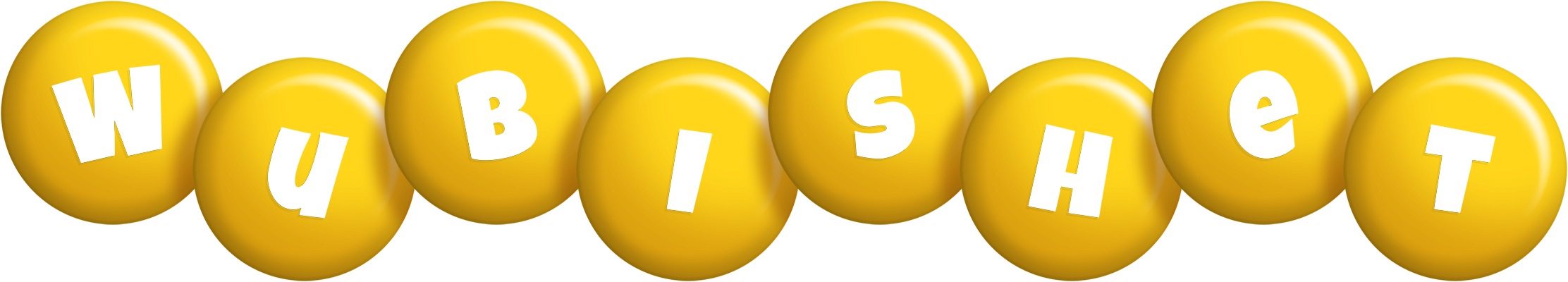 Wubishet candy-yellow logo