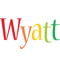 Wyatt birthday logo