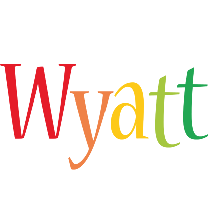 Wyatt birthday logo