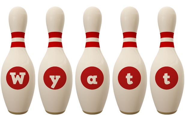 Wyatt bowling-pin logo