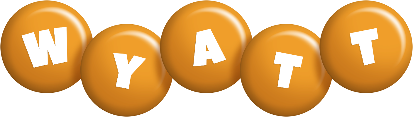 Wyatt candy-orange logo