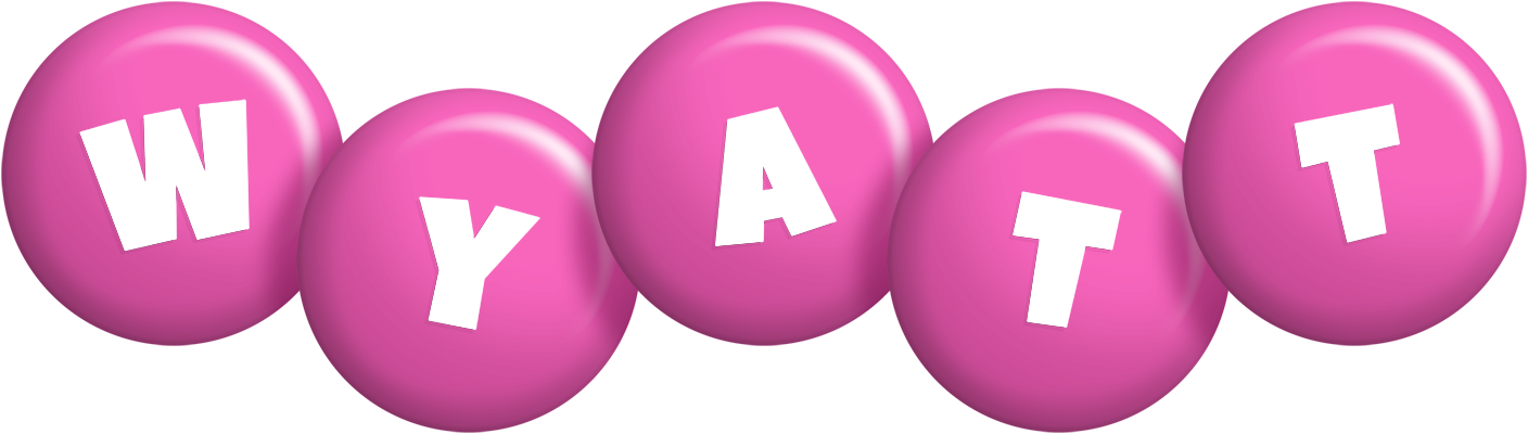 Wyatt candy-pink logo