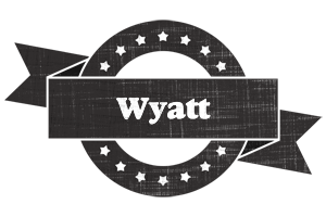 Wyatt grunge logo