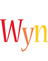 Wyn birthday logo