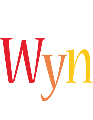 Wyn birthday logo