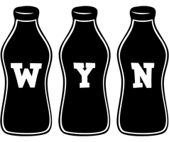 Wyn bottle logo