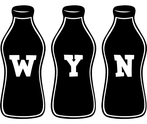 Wyn bottle logo