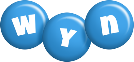 Wyn candy-blue logo