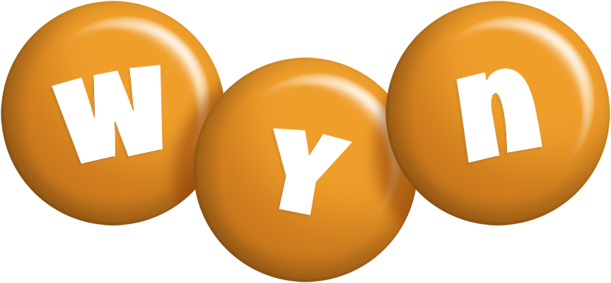 Wyn candy-orange logo