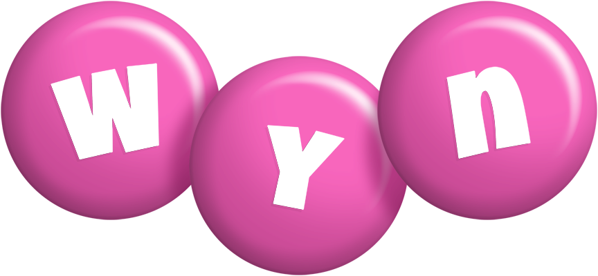 Wyn candy-pink logo