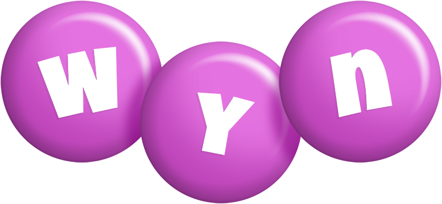 Wyn candy-purple logo