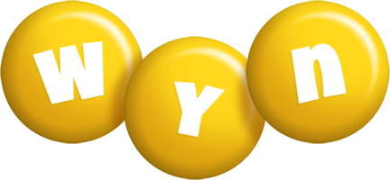 Wyn candy-yellow logo