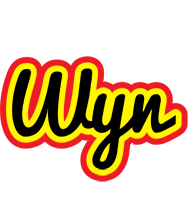 Wyn flaming logo