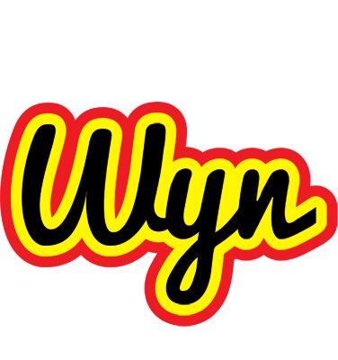 Wyn flaming logo