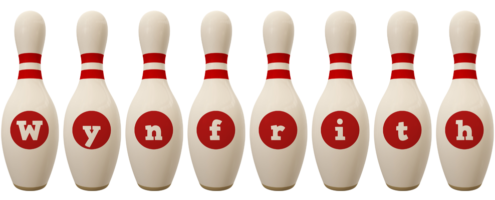 Wynfrith bowling-pin logo