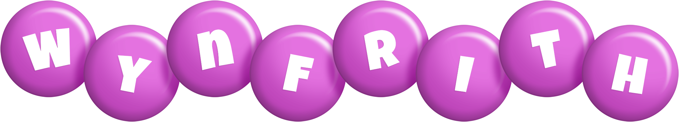 Wynfrith candy-purple logo