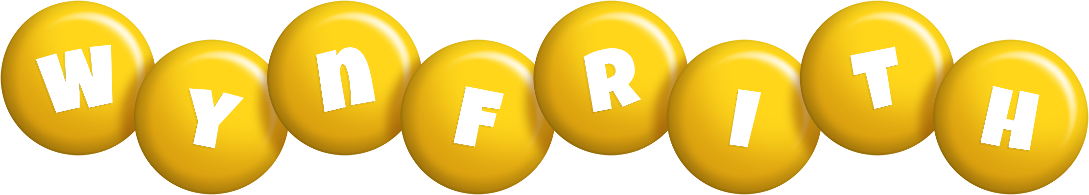 Wynfrith candy-yellow logo
