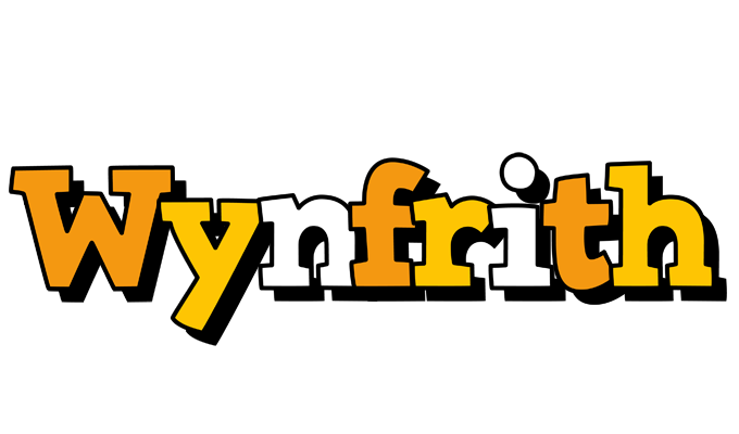 Wynfrith cartoon logo