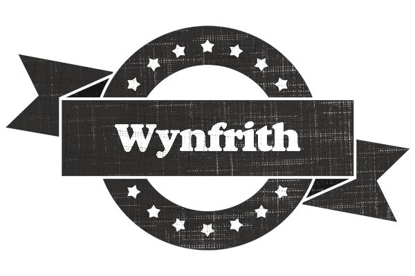 Wynfrith grunge logo