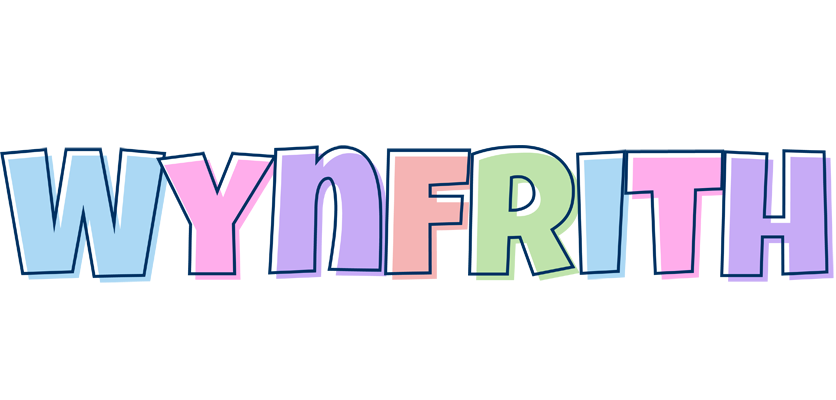 Wynfrith pastel logo