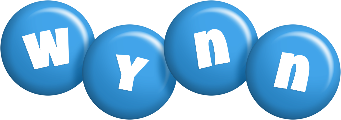 Wynn candy-blue logo