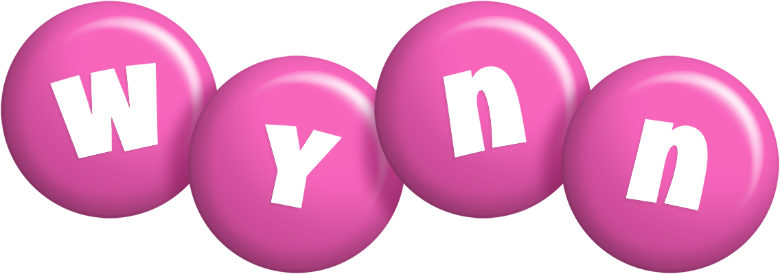 Wynn candy-pink logo