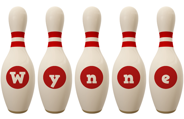 Wynne bowling-pin logo