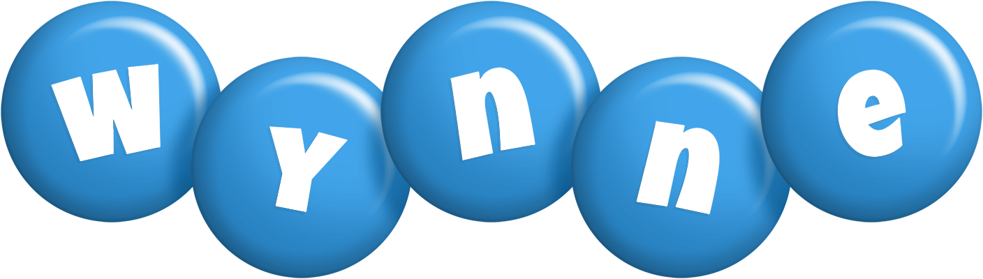 Wynne candy-blue logo