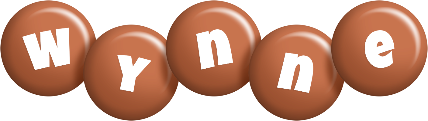 Wynne candy-brown logo