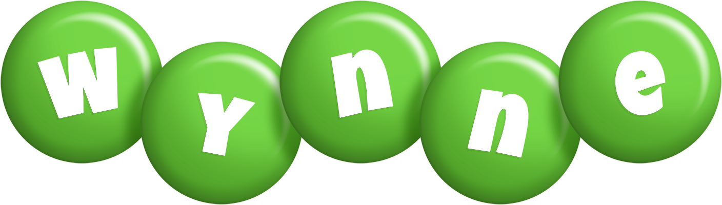 Wynne candy-green logo