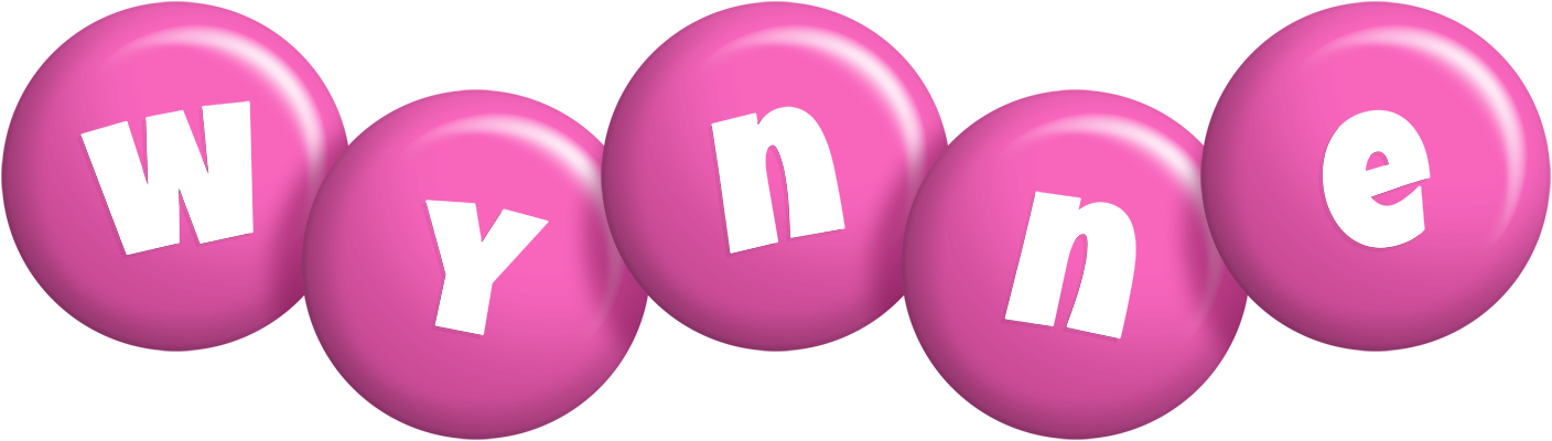 Wynne candy-pink logo