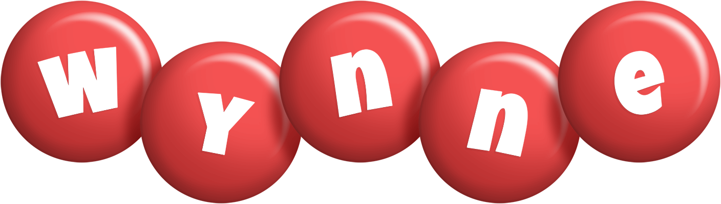Wynne candy-red logo