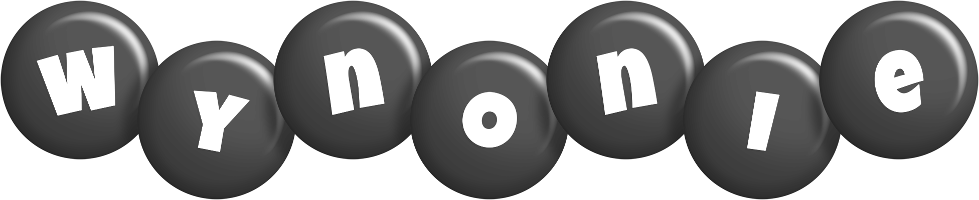 Wynonie candy-black logo