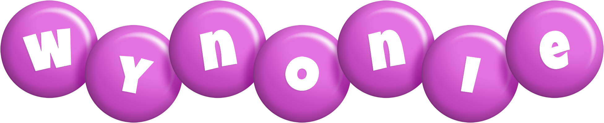 Wynonie candy-purple logo
