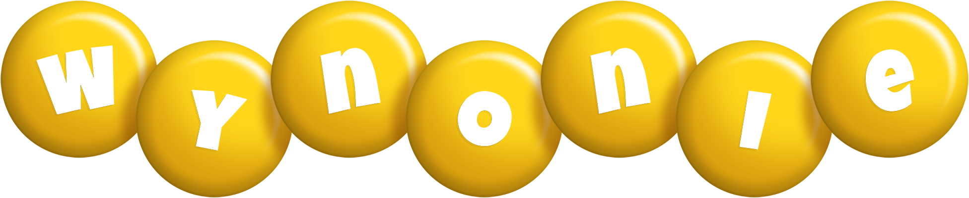 Wynonie candy-yellow logo