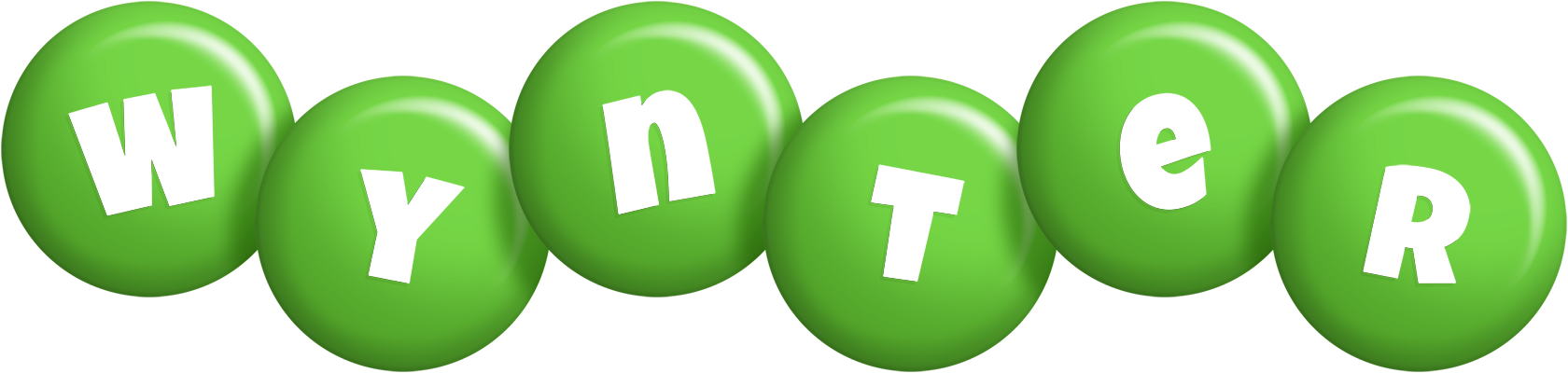Wynter candy-green logo