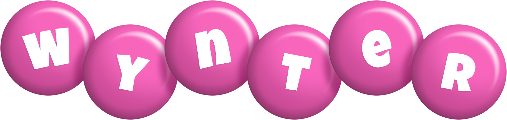 Wynter candy-pink logo
