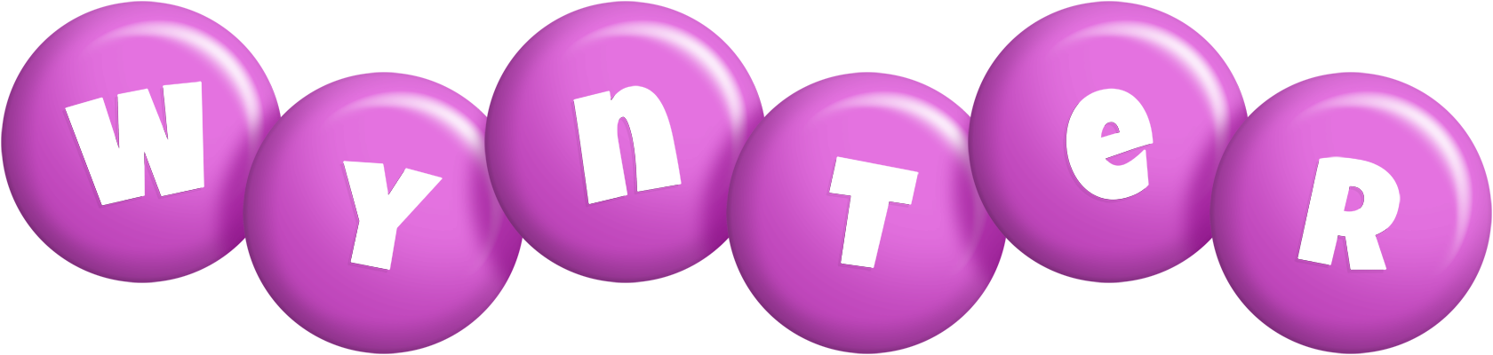 Wynter candy-purple logo